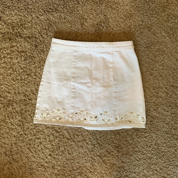 PacSun Dresses & Skirts - Pacsun white denim skirt